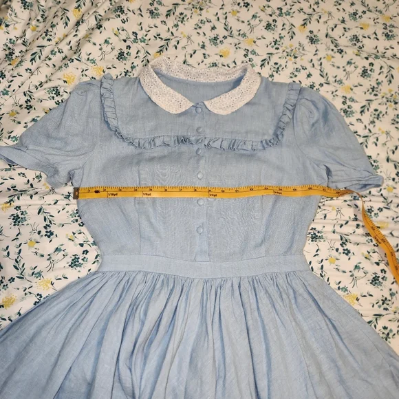 Blue Amy Dress- Little Women Atelier - Picture 7 of 7